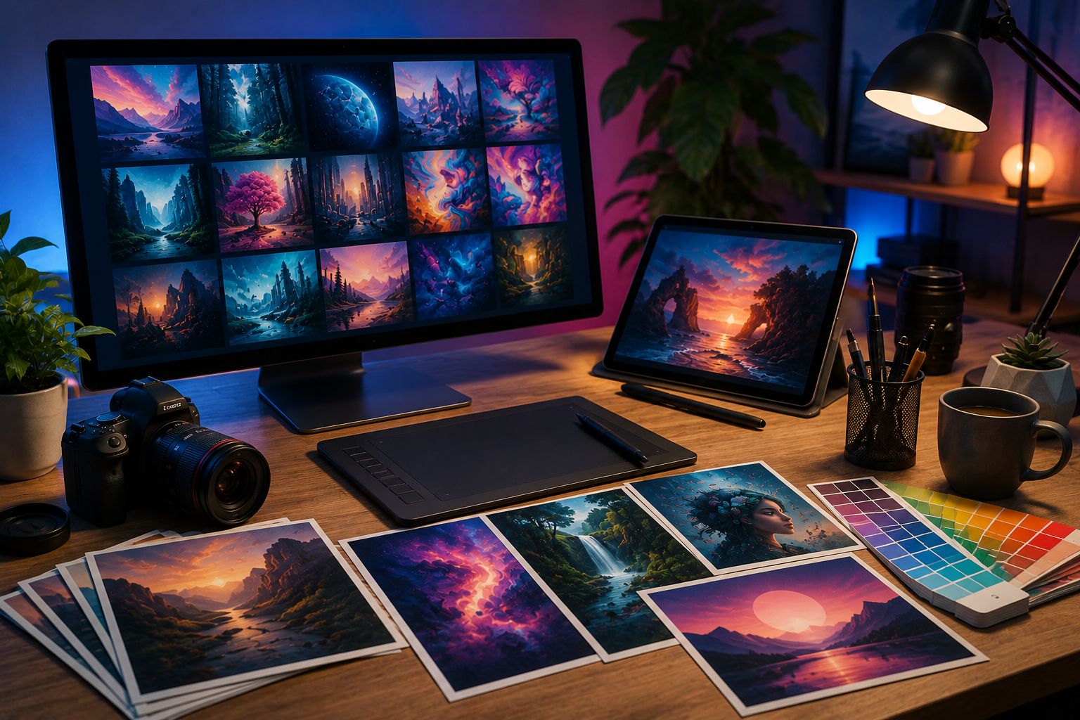 Ressources graphiques générées par IA à vendre
